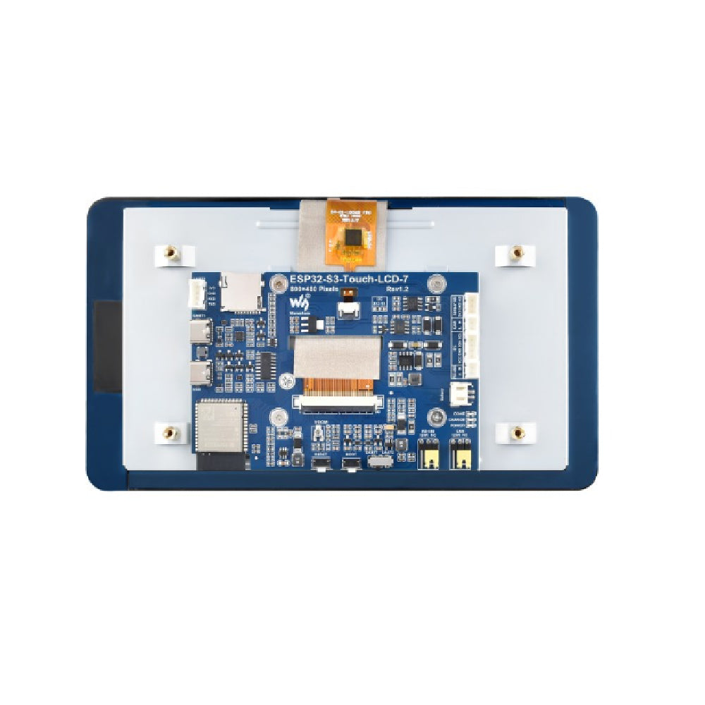 Placa de Circuito ESP32-S3 equipada con Pantalla Táctil de 7″ Wifi y Bluetooth integrados