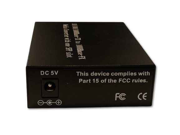 Convertidor de Medios Fibra Óptica GM-805A 10/100/1000Mbps con Slot SFP