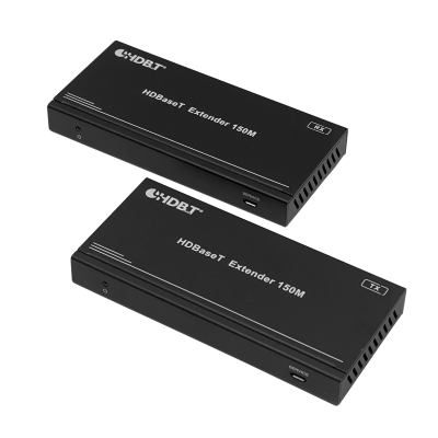 HDMI-150U. Extensor por UTP Cat5e/6 de 150 m para HDMI+IR 1080p, 1 entrada HDMI/2 salidas, incluye fuente 24 Vcc
