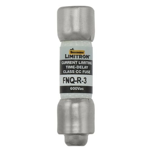Fusible Bussmann FNQ-R 600V, clase CC, curva lenta, 38.1x10.3 mm - 7,5A