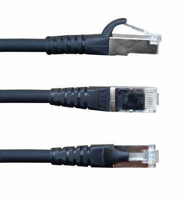 CP6SN-30L LINKMADE S/FTP CAT6 3mt NEGRO LSZH CABLE PATCH INYECTADO MULTIFILAR