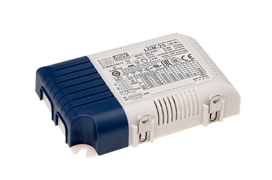 Driver LED plástico corriente PFC opcional DALI DALI-2 de 25W LCM-25 - SVA - Silvair (a pedido)