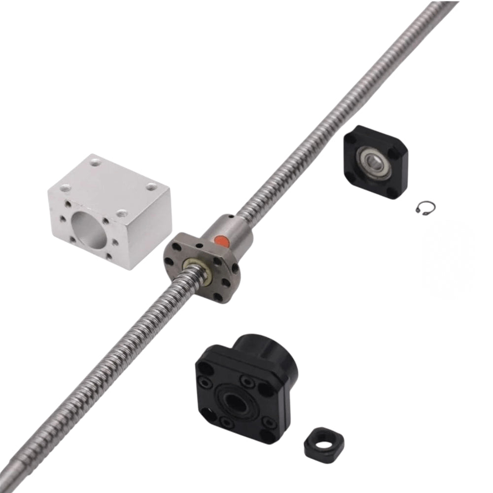 Conjunto Eje SFU1605 300 mm equipado con Soportes Laterales FK/FF12