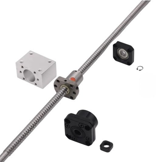 Conjunto Eje SFU1605 300 mm equipado con Soportes Laterales FK/FF12
