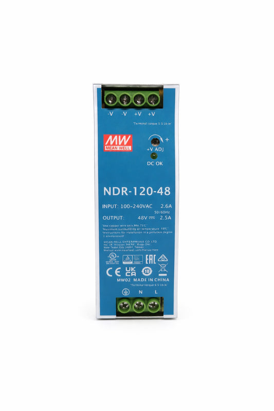 Fuente de poder Riel DIN metálica 120W NDR-120 - 12V