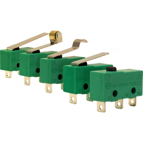 Micro interruptor subminiatura 5A SPDT serie NH - Pistón