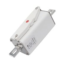 Fusible curva gPV, DC 1500V, tamaño NH2XL (bolted), marca Holly fuse - Indicador para microswitch - 250A