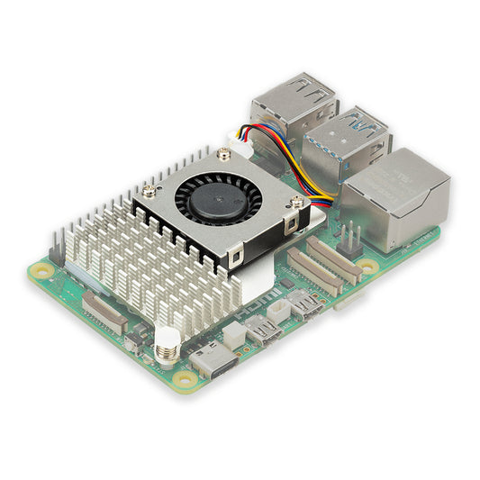Ventilador Oficial para Raspberry Pi 5 incluyendo Radiador Térmico
