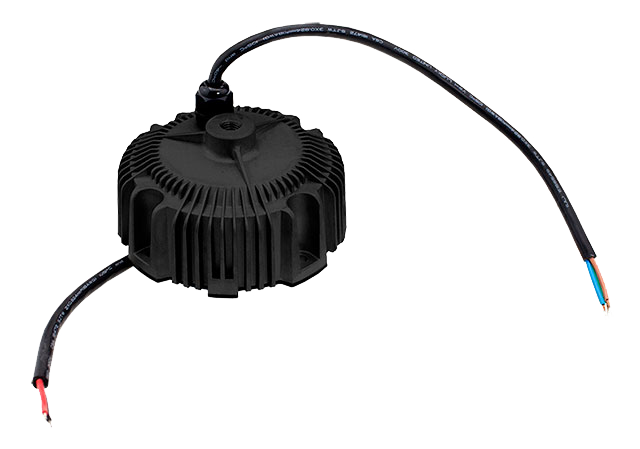 Driver LED carcasa circular 100W HBG-100 - 2A - A - Ajuste Potenciómetro (Io)