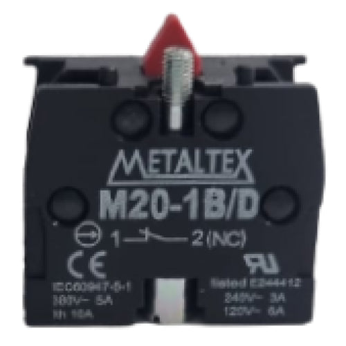 Contacto dorado para M20/P20 baja corriente - 1NA
