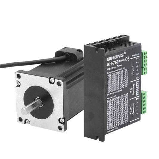 Conjunto Motor Paso a Paso Nema 23 - 2 Nm incluye Controlador