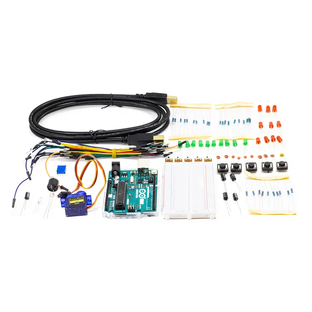 Paquete Inicial con Placa Arduino UNO R3 Auténtica
