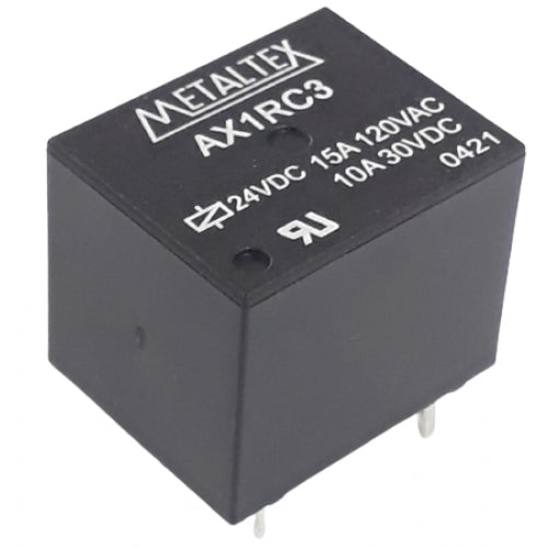 Relé industrial miniatura de potencia SPDT hasta 15A terminales PCB serie AX - 5VDC