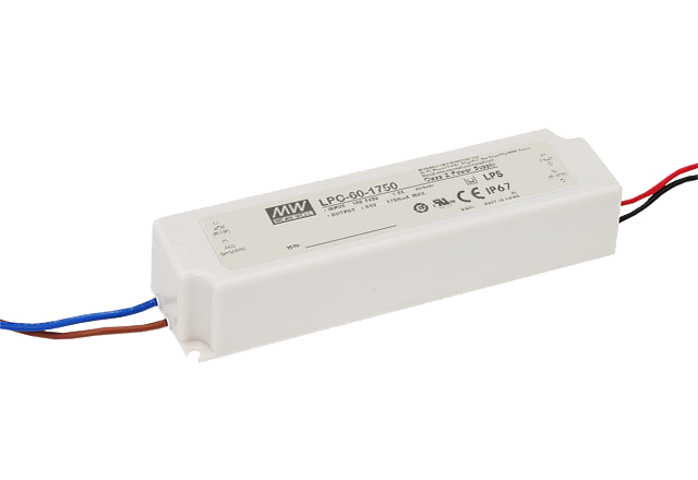 Driver LED plástico corriente 60W LPC-60 - 1400mA