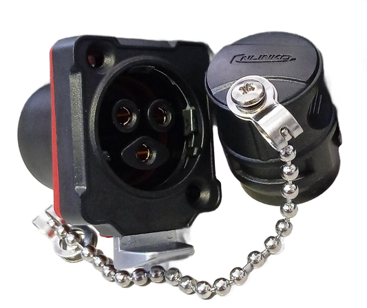 Conector Serie BD-24 Hembra 3 Pines Socket Bloqueo CNLINKO
