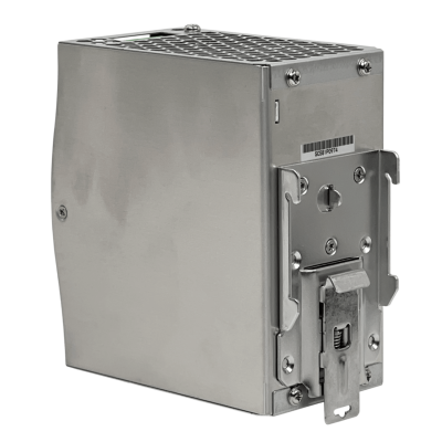 NDR-240-24. Fuente de alimentación MEANWELL para riel DIN, 24VDC 240W 10A, ajustable 24-28V, ancho 63 mm