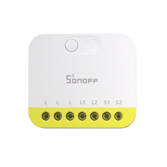 Control Domótico Zigbee Sonoff Mini DUO-L de Doble Circuito Funcionamiento sin Conductor Neutro – MINI-ZB2GS-L