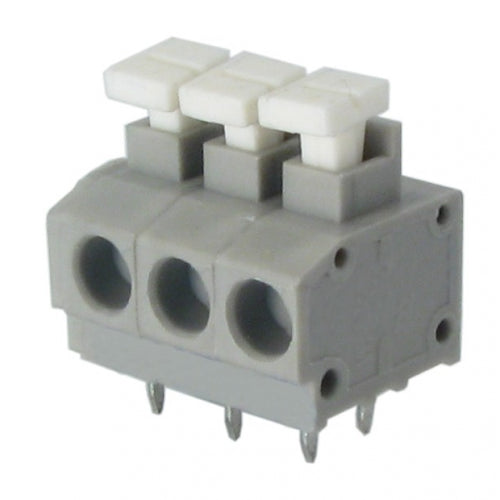 Bornera modular para PCB push in 90° alto 15.5mm - paso 5mm BR6 - 6 vías