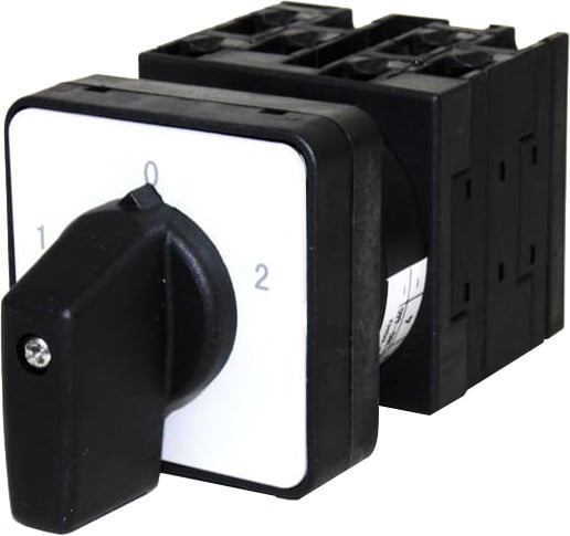 LLave conmutadora para panel 3 posiciones 1-0-2 hasta 100A serie K56 - 20A