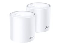 TP-Link Deco X20 (2-pack) Doble banda (2,4 GHz / 5 GHz) Wi-Fi 5 (802.11ac) Blanco Interno