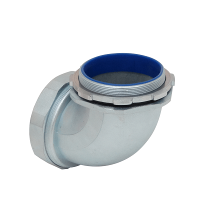 M110-SAC. Codo metálico de 110 mm para prensaestopas de flexible con aislamiento IP65