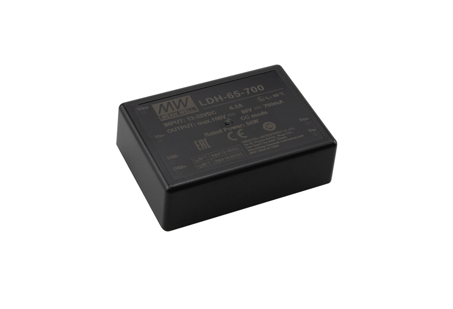 Conversor DC-DC Step-UP para LED 65W LDH-65 - W - Modelo con cables - 1400mA