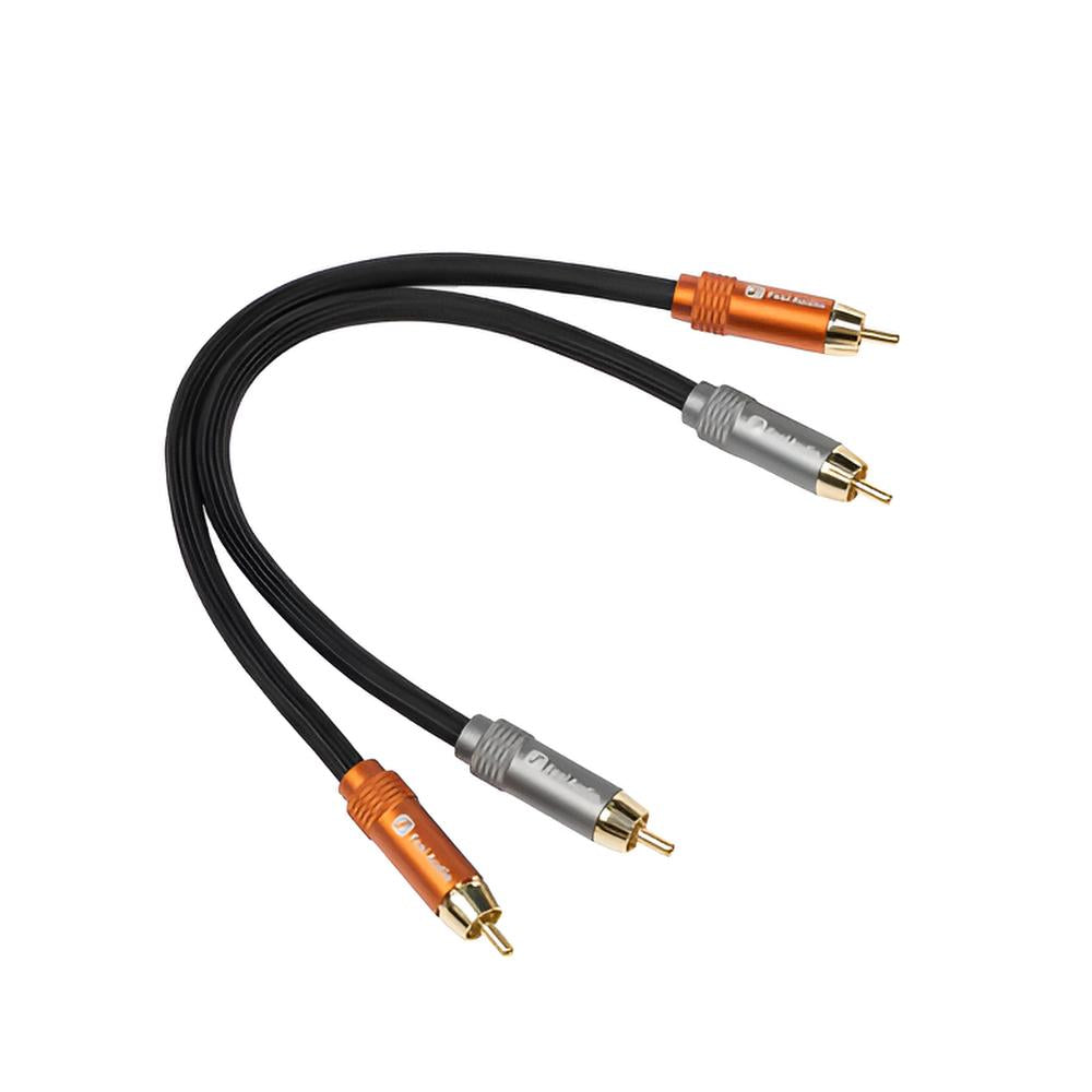 Pareja de Conectores RCA de 30cm para Equipos de Sonido – Fosi Audio
