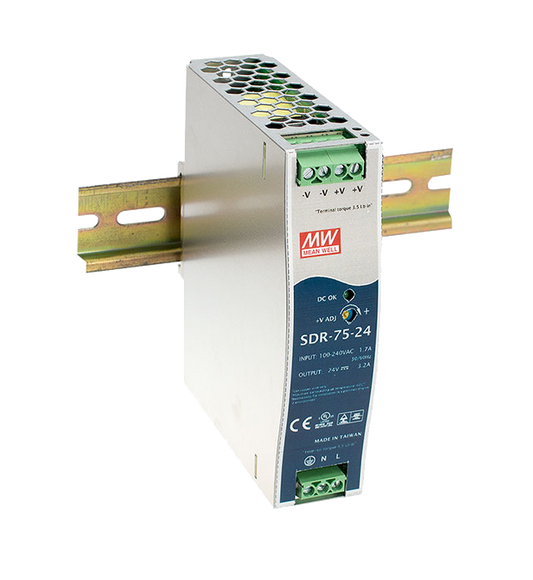 Fuente de poder Riel DIN 75W metal SDR-75 - 12V
