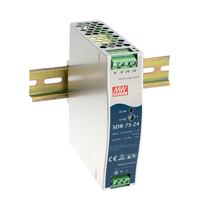 Fuente de poder Riel DIN 75W metal SDR-75 - 24V