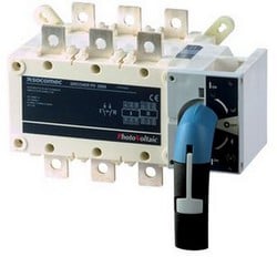 Conmutador SIRCOVER PV I-O-II  1000VDC, uso fotovoltáico - 3 Polos - 200A