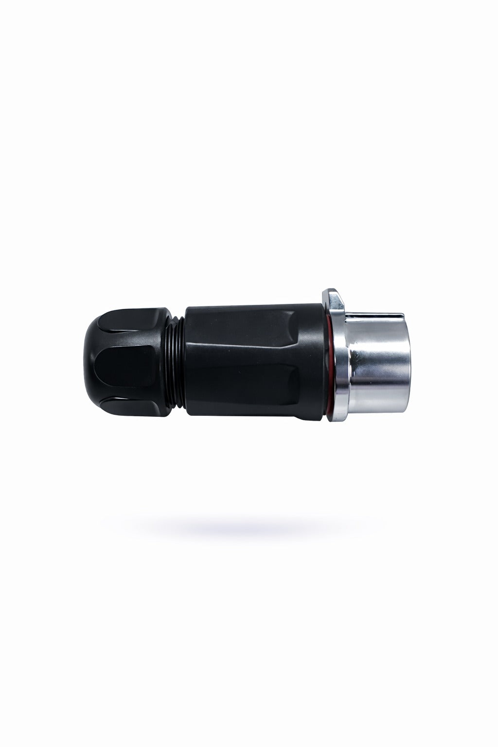 Conector Circular LP-28 Macho 2 Pines Volante-Volante Plástico-Metal con Bloqueo