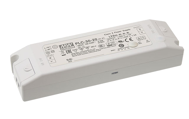 Driver LED plástico voltaje 30W PLC-30 - 27V