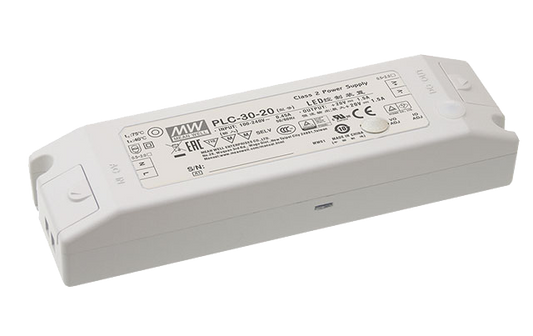 Driver LED plástico voltaje 30W PLC-30 - 12V