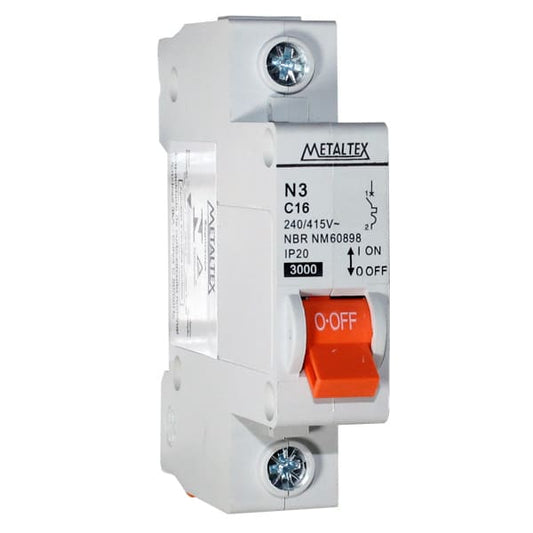 Interruptor automático 1 polo 3kA curva C serie N3 - 20A