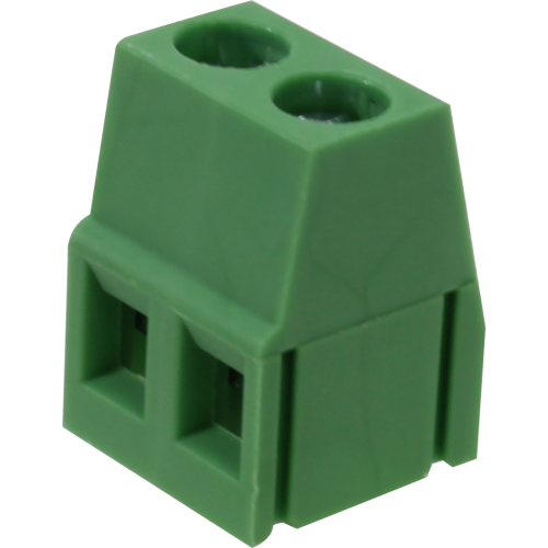Bornera modular para PCB alto 14.2mm - paso 5mm BR4 - Verde - 2 vías