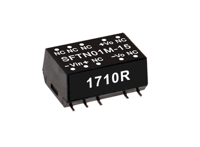 Conversor DC-DC SMD no regulado 1W SFTN01 - 4.5 a 5.5VDC - 5V