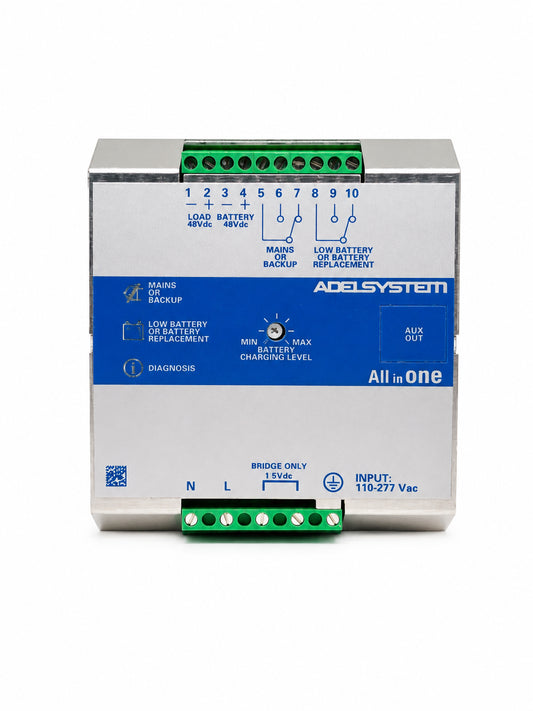 UPS en DC riel din entrada 115~230VAC salida 48V 5A