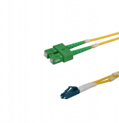JFSAL3. 3m SC/APC-LC/UPC Monomodo SM Dúplex Latiguillo Cable Fibra 9/125um 3mm