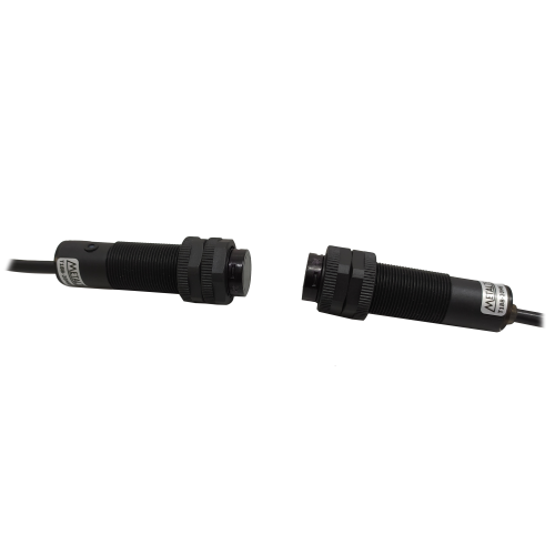 Sensor fotoeléctrico de barrera 20M de distancia M18 grado IP67 serie T18B - NPN 10~30VDC (1NA+1NC)