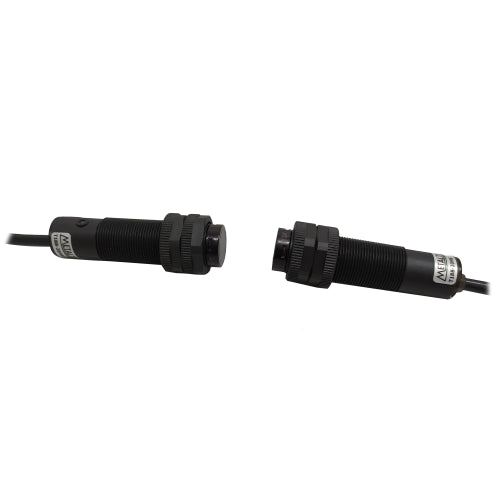 Sensor fotoeléctrico de barrera 20M de distancia M18 grado IP67 serie T18B - PNP  10~30VDC (1NA+1NC)