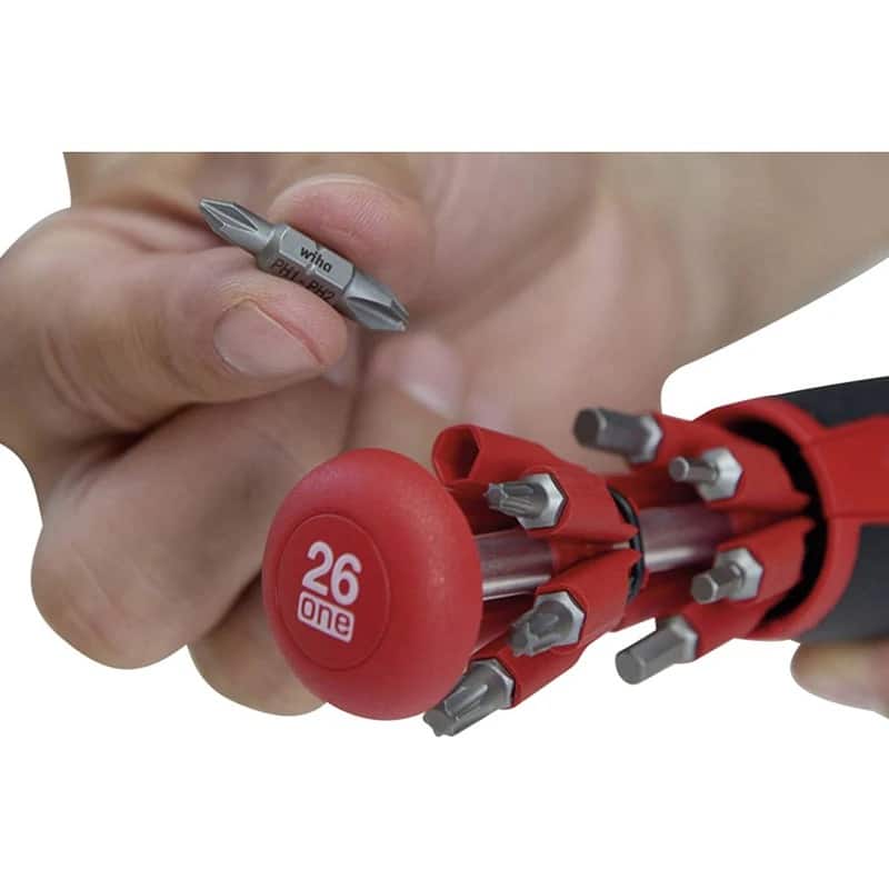 Juego de destornillador ajustable con 26 puntas intercambiables