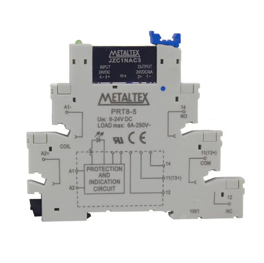 Interfaz de relé riel DIN 6.2mm contacto SSR MOSFET serie PRZ-1D - 12VDC