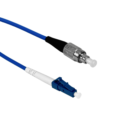 JBSLF5. LSZH Blindado 5mt LC-FC SM Simplex Jumper Cable Fibra 3.0mm 9/125um