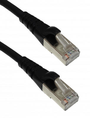 CP6SN-30L LINKMADE S/FTP CAT6 3mt NEGRO LSZH CABLE PATCH INYECTADO MULTIFILAR