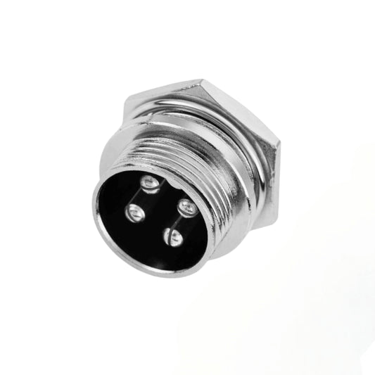 Acoplador de tablero tipo plug de 4 terminales Gx16-4B