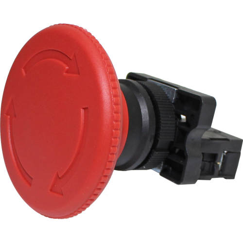 Botón de emergencia tipo hongo plástico 60mm 1NC Serie P20