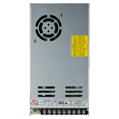 LRS-350-24 Fuente de alimentación conmutada metálica MEANWELL de 350 W, salida ajustable de 24 V y 14,6 A, con ventilación