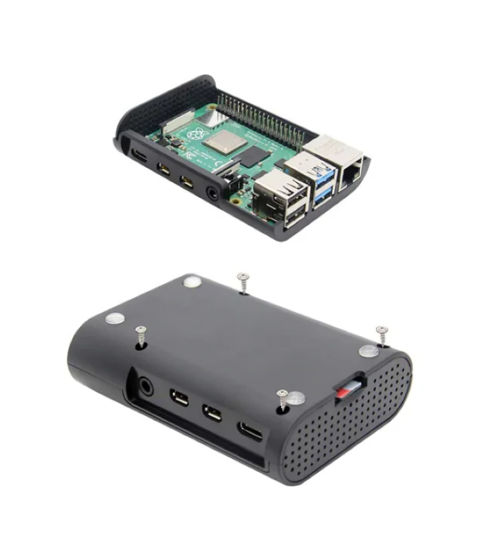 Estuche Polímerico para Raspberry Pi 4 REACONDICIONADO (Sin radiador ni sistema de ventilación)