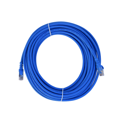 C6AA-100. LINKMADE 10 metros Cat6a U/FTP Azul LSZH Cable de Conexión Moldeado Multihilo