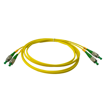 JFSHH2. 2 metros FC/APC a FC/APC Monomodo Dúplex Latiguillo de Fibra 9/125um 3mm